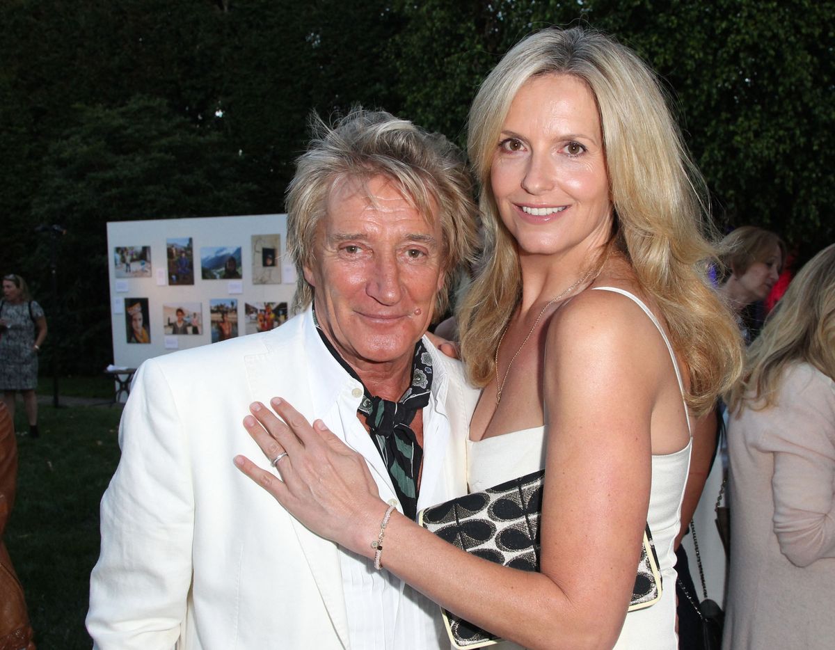 Theirworld Los Angeles Reception With Astley Clarke, rod stewart és penny lancaster