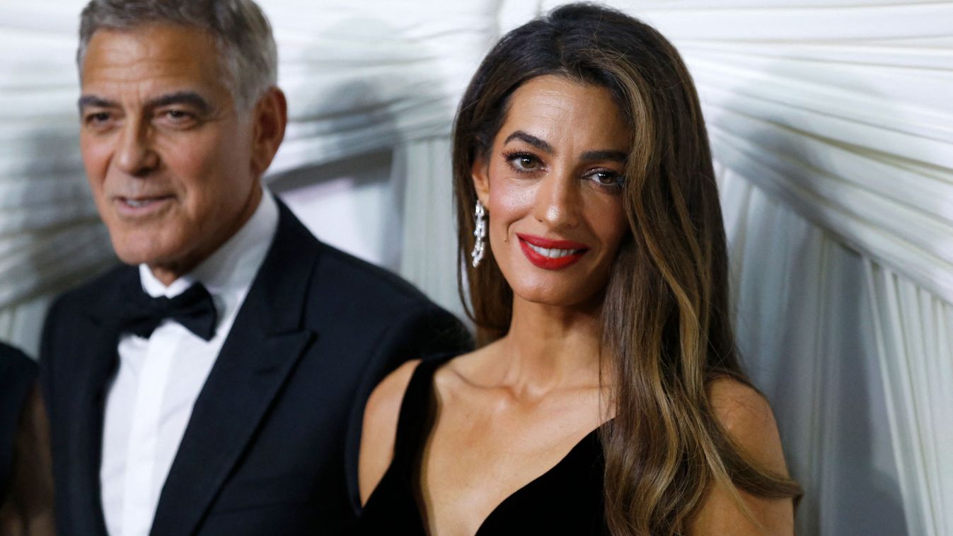 Clooney Foundation For Justice's The Albies, George és Amal Clooney