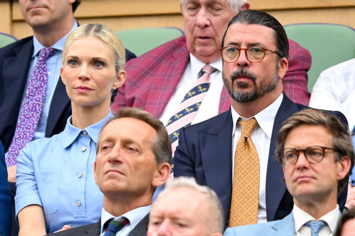 Jordy Blum és Dave Grohl Wimbledonban 2024