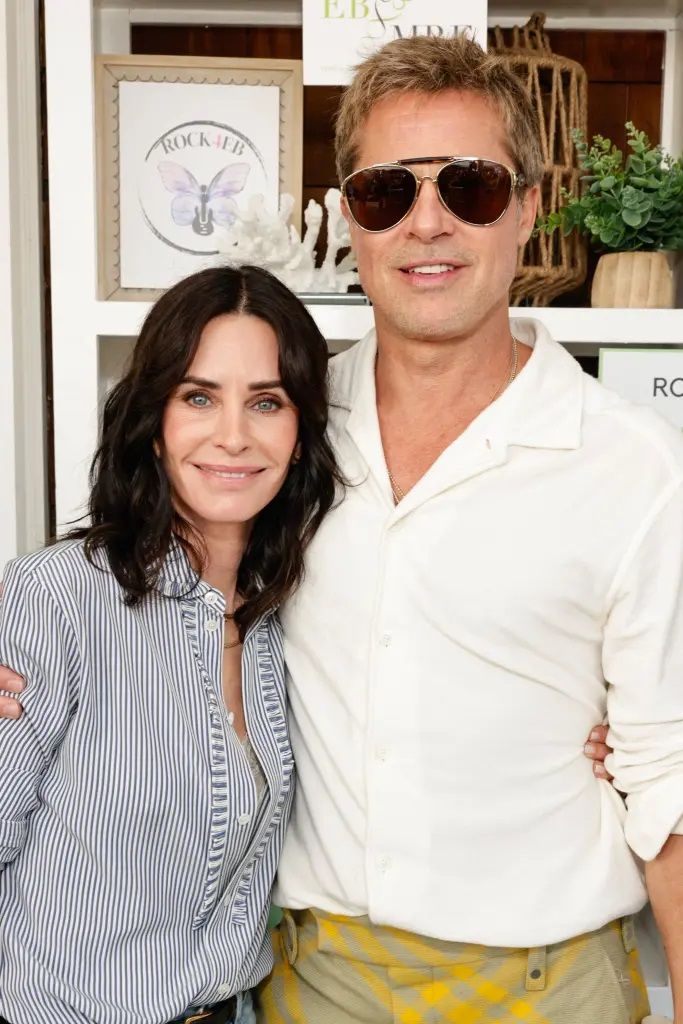 Brad Pitt, Courteney Cox