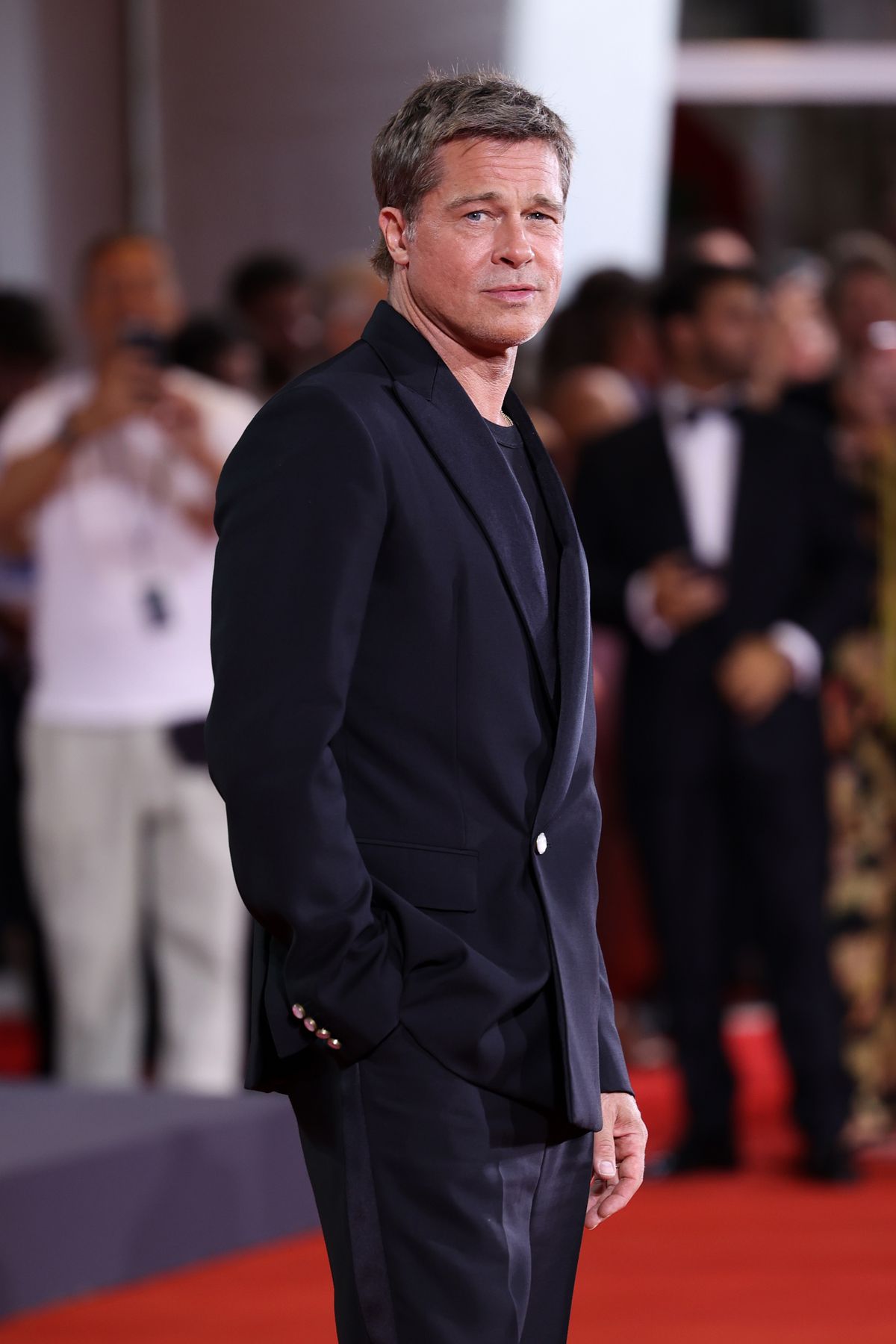 "Wolfs" Red Carpet - The 81st Venice International Film Festival Brad Pitt