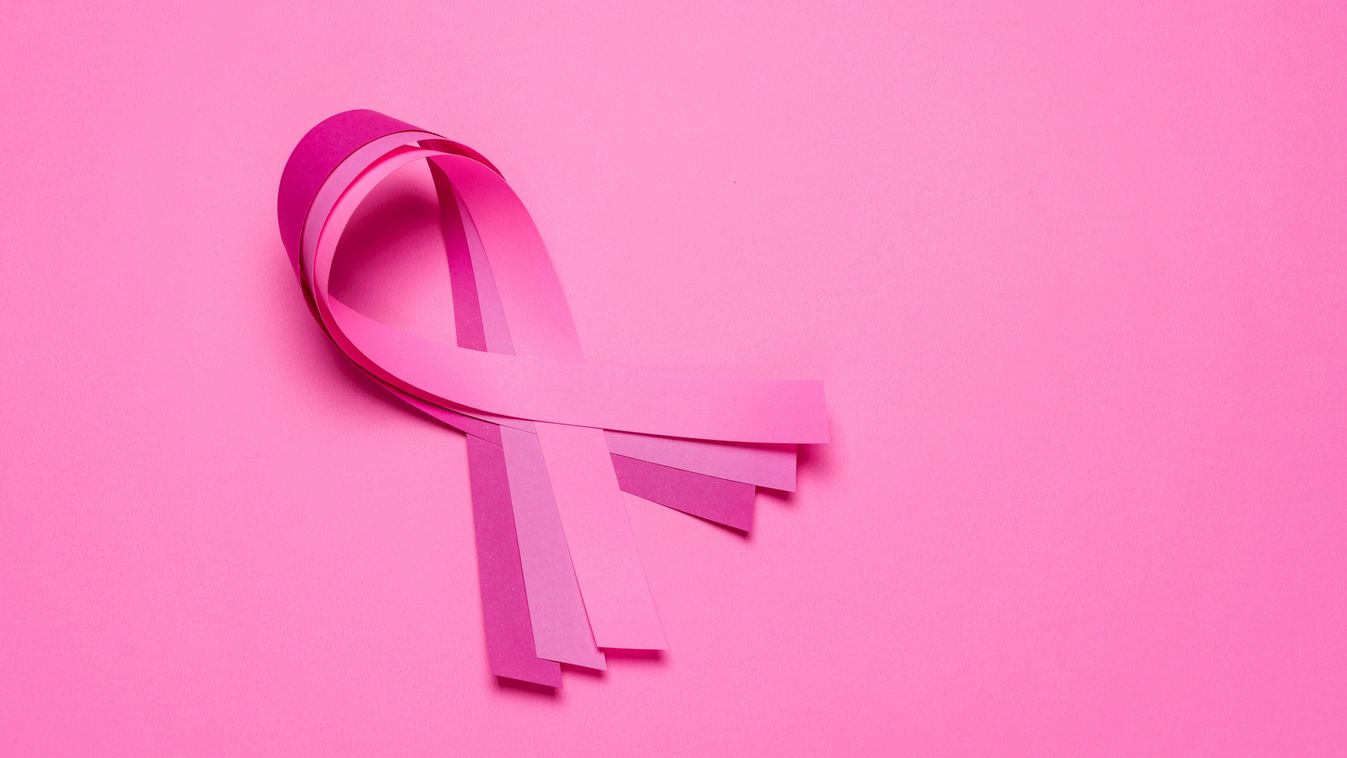 Photograph,Of,The,Pink,October,Campaign,Ribbon,Symbol,Of,The