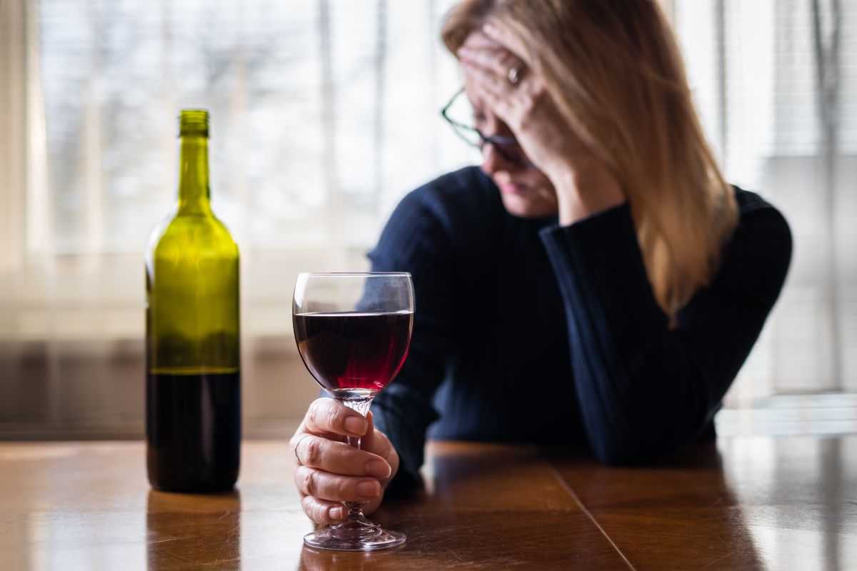 Alkoholprobléma a középkorú nőknél