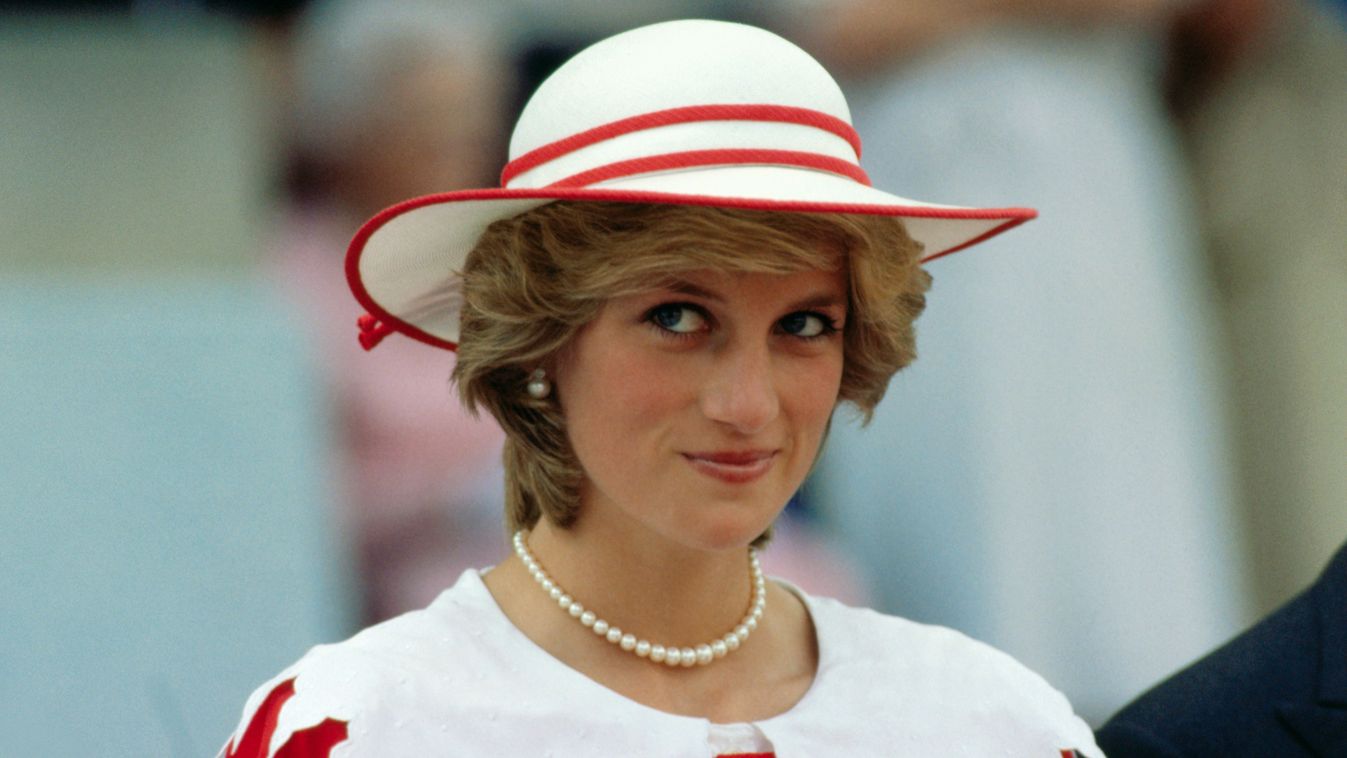 Princess Diana Wearing a Hat