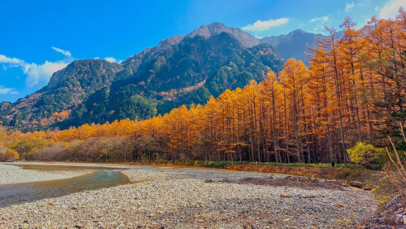 Kamikochi,Most,Popular,Scenery,Photo,During,Autumn,Season.