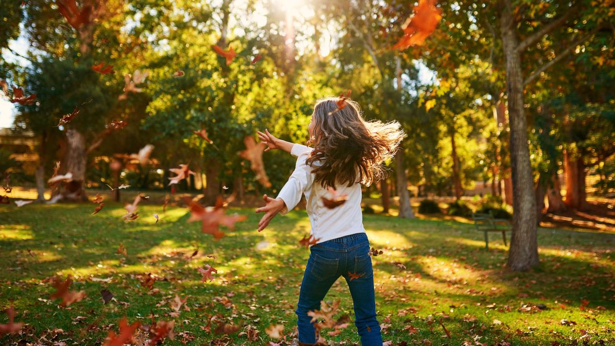 Girl,,Kid,And,Playing,In,Park,With,Leaves,For,Adventure, őszi szünet