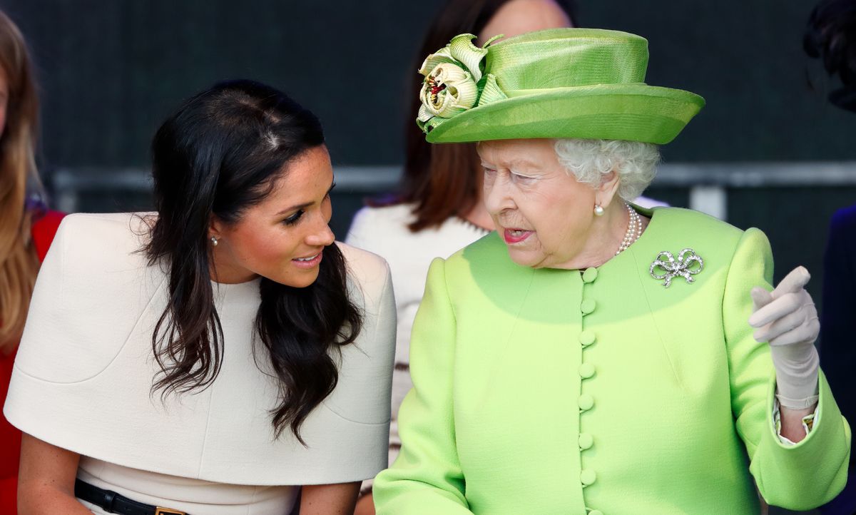 II. Erzsébet királynő Meghan Markle