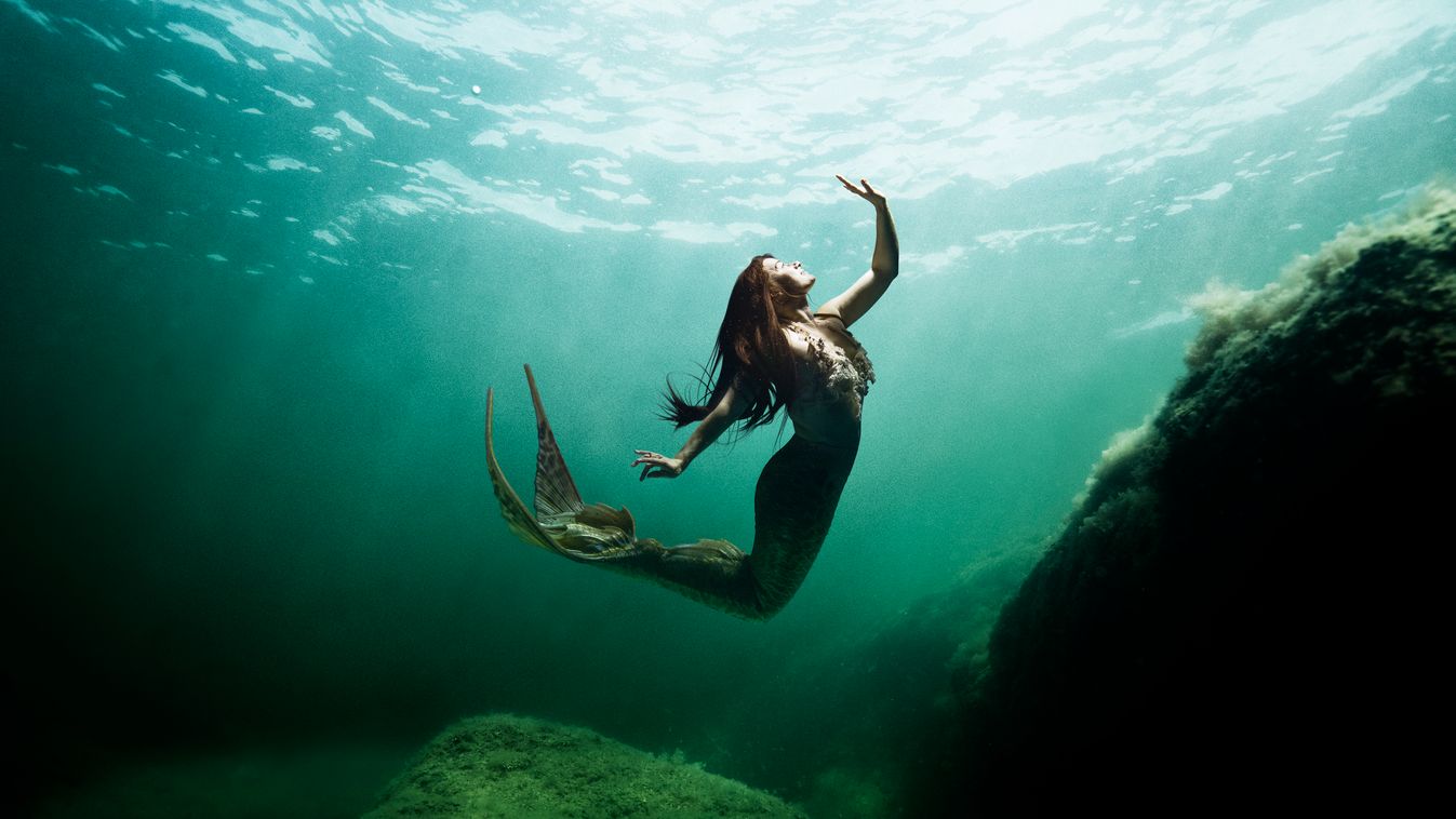 Mermaid in the ocean