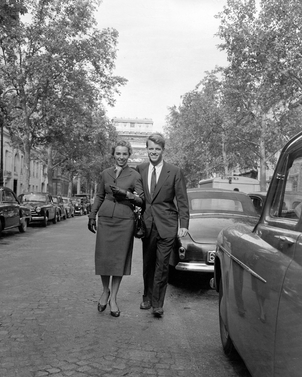 PARIS - ROBERT és ETHEL KENNEDY