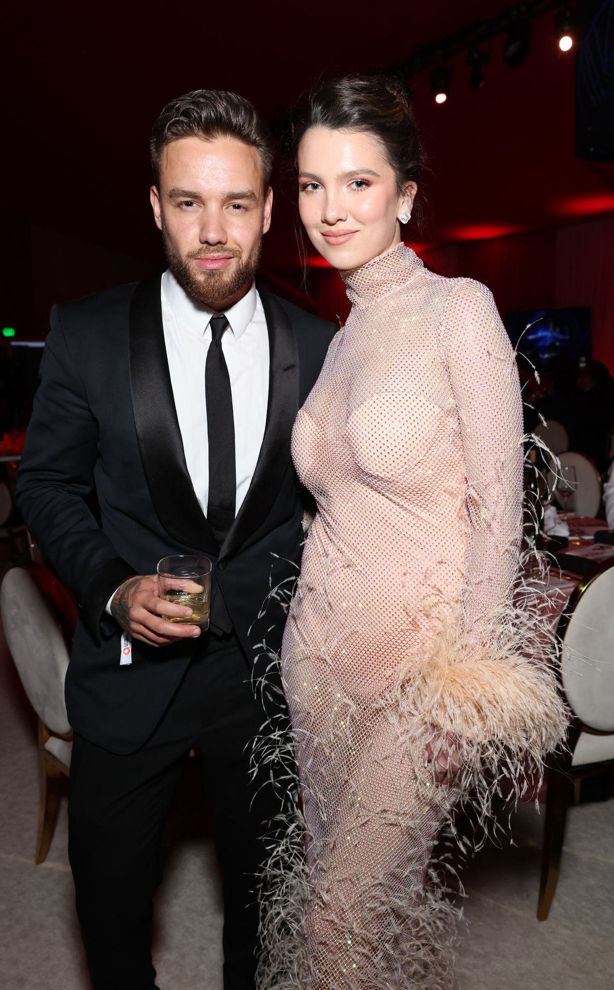 Elton John AIDS Foundation's 30th Annual Academy Awards Viewing Party - Inside, Liam Payne és Maya Henry