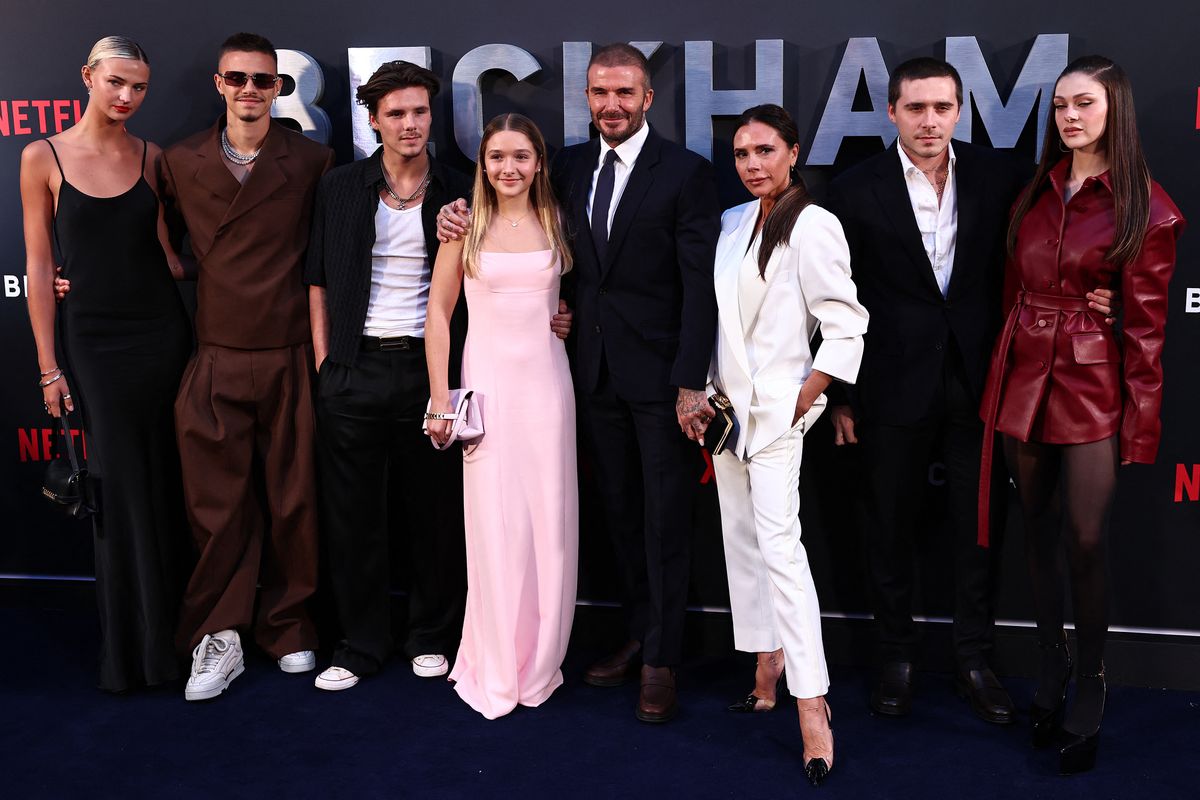 Victoria Beckham, David beckham és a család