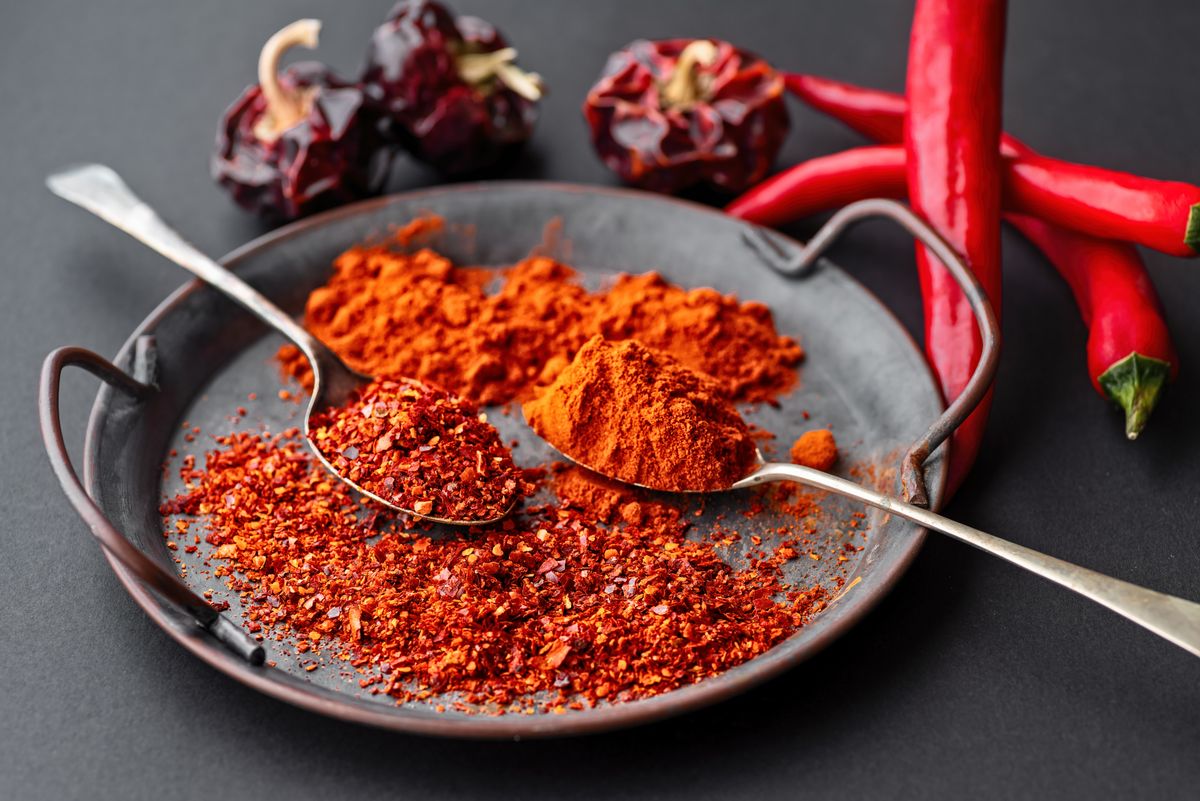 Spanish paprika and pepper powder