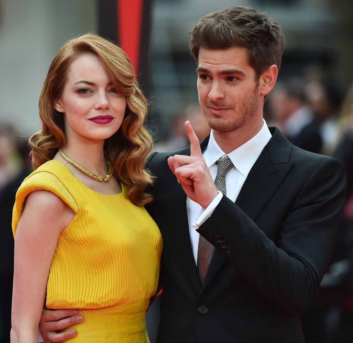 Andrew Garfield és Emma Stone 2014-ben