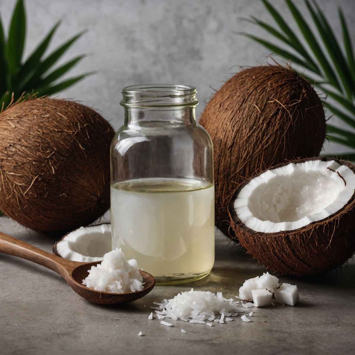 Coconut,Oil,Is,A,Versatile,Oil,Derived,From,The,Meat