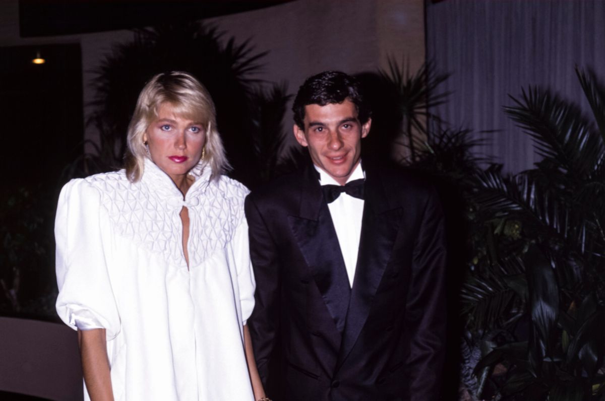 Ayrton Senna lors d'une soirée, ayrton senna Xuxa