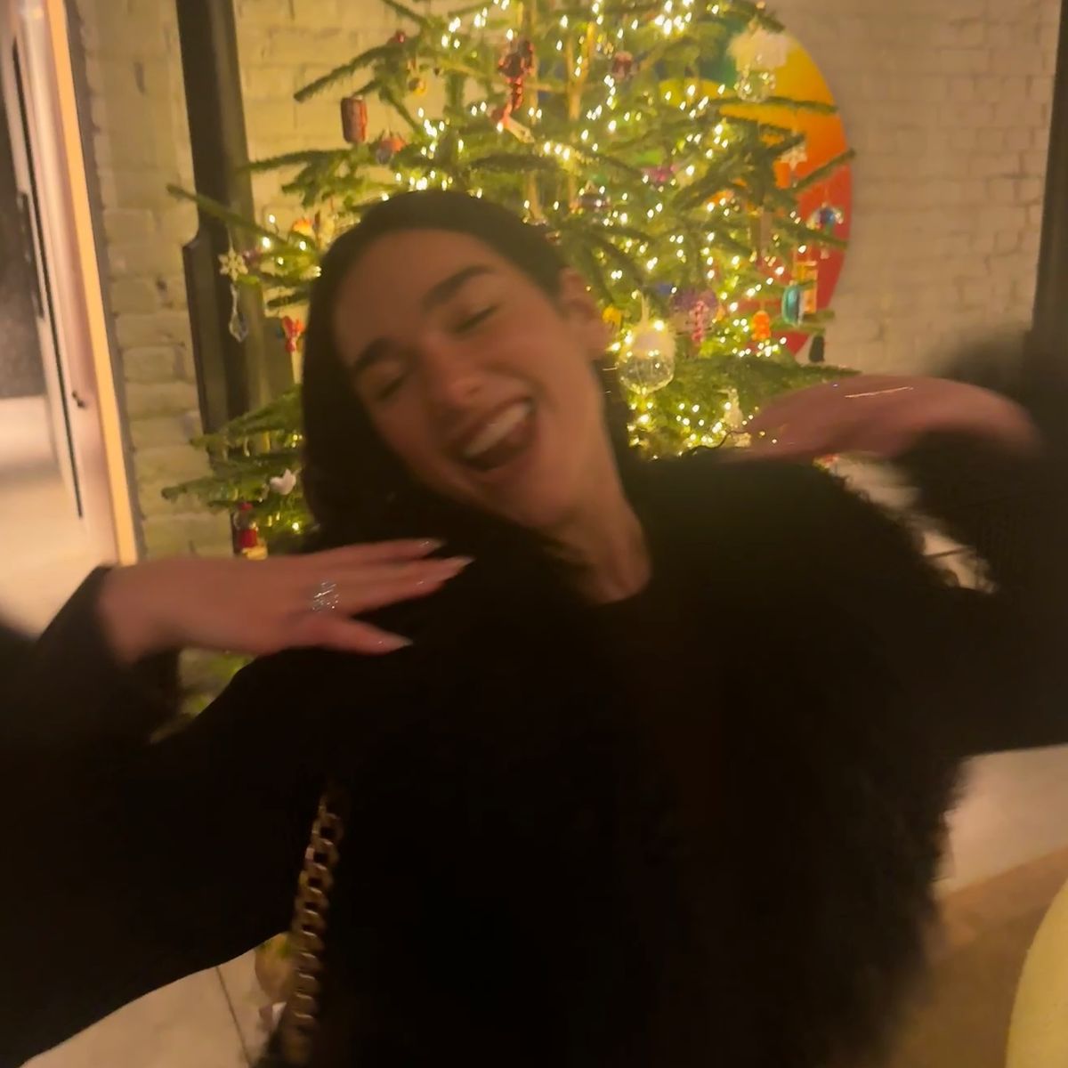 dua lipa, eljegyzés, karácsony