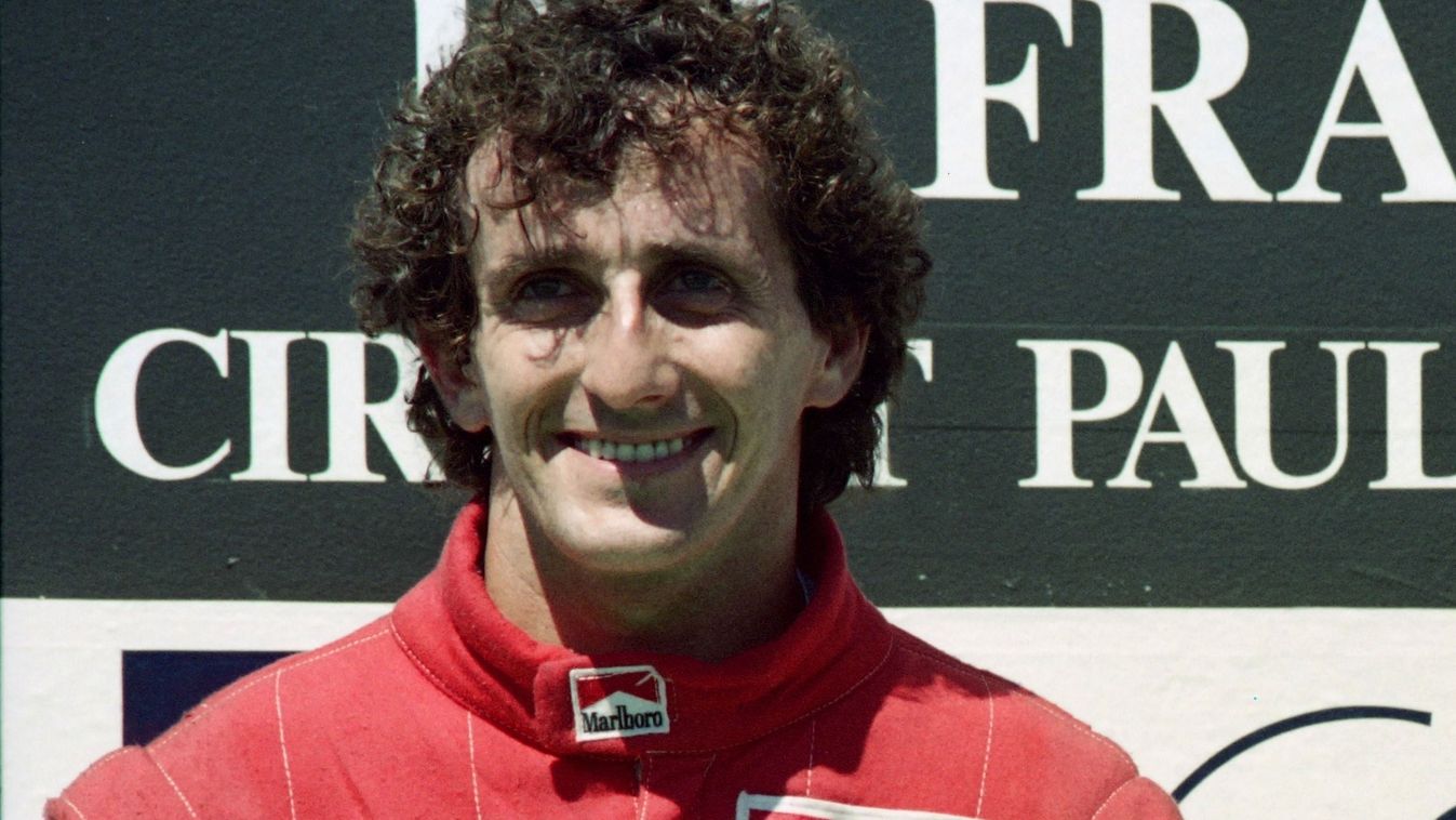 Ayrton Senna (jobbra) és Alain Prost (balra)