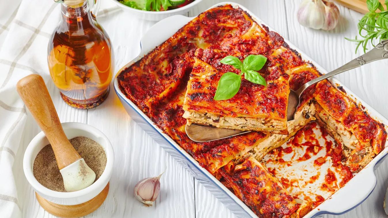 vegán lasagne