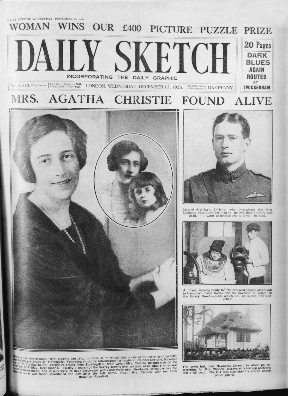 Agatha Christie Found Alive