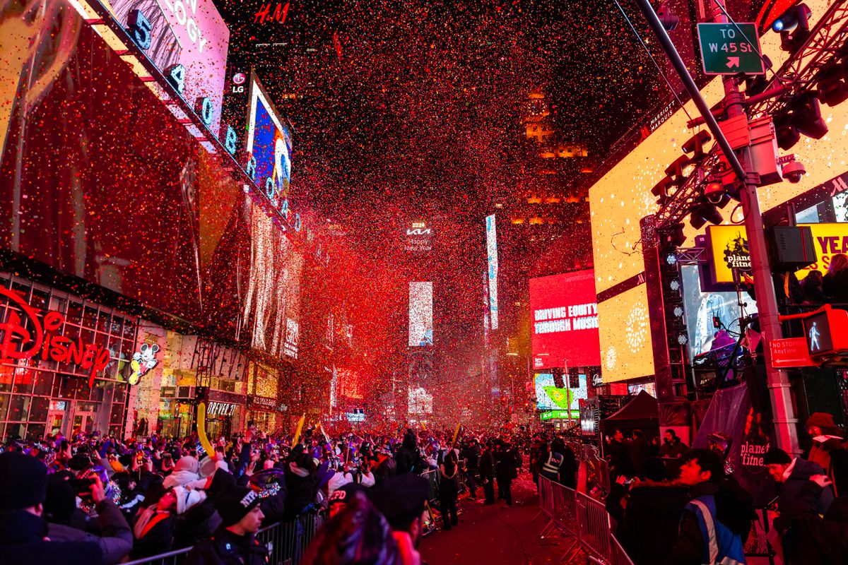 Szilveszter - New York, Times Square 