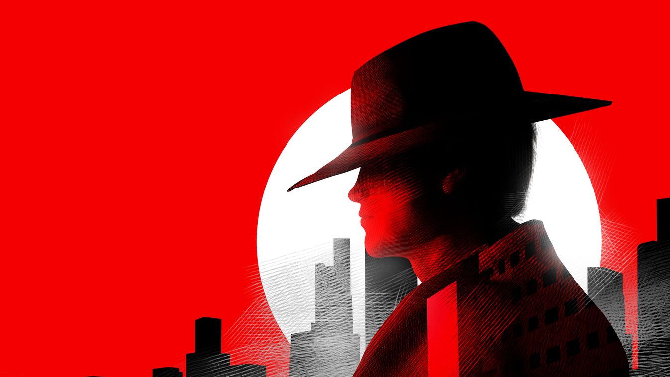 3d,Render,Profile,Portrait,Illustration,Of,Detective,Man,In,Hat