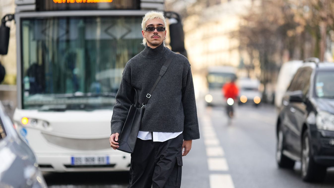 Street Style - Paris Fashion Week - Menswear Fall/Winter 2024/2025 - Day Three