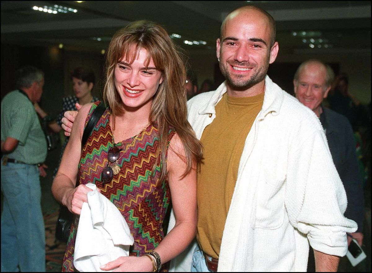 Brooke Shields és André Agassi