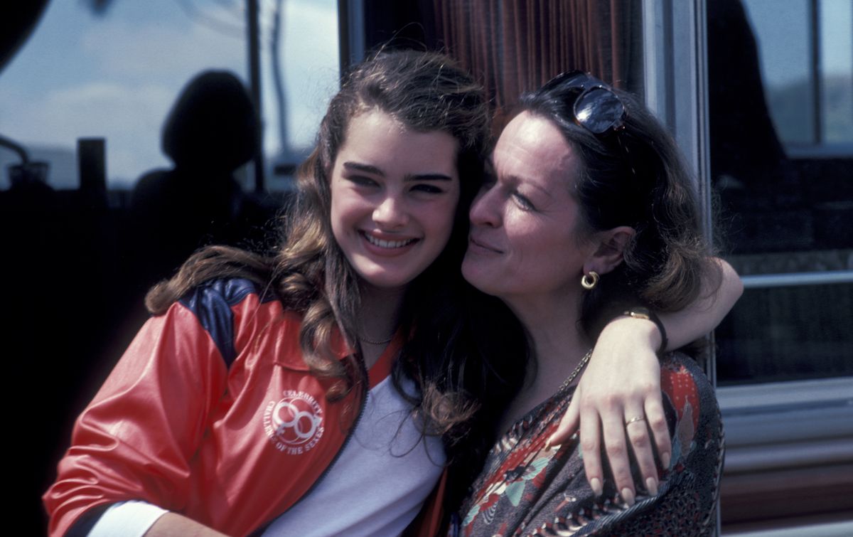 Brooke Shields Photographed at a Taping of "Celebrity Challenge of the Sexes"