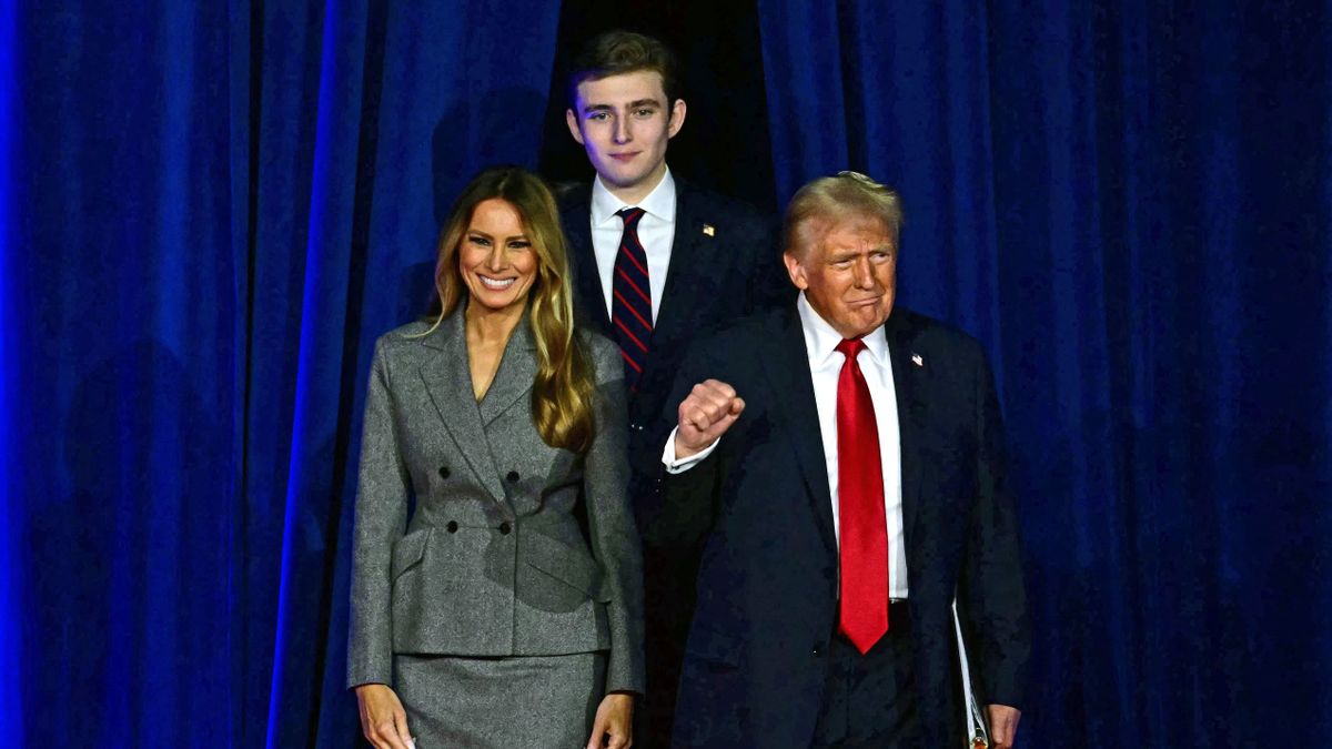 barron trump, donald trump, melania trump