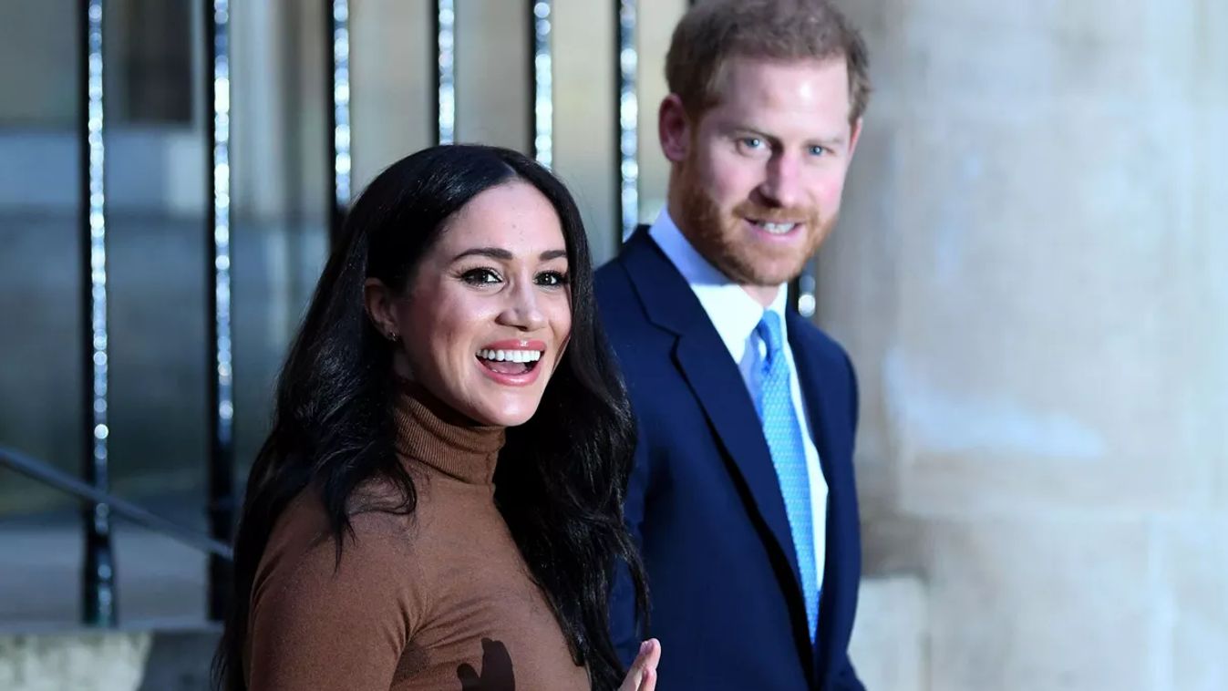The Duke And Duchess Of Sussex Visit Canada House, Meghan és Harry