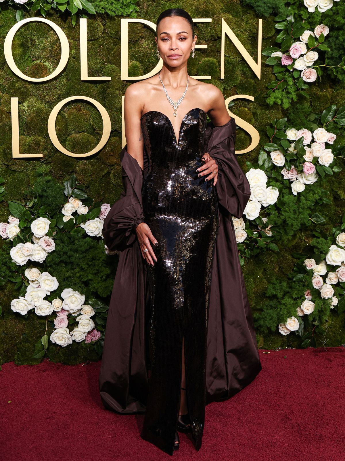 82nd Annual Golden Globe Awards - Arrivals, Zoe Saldana