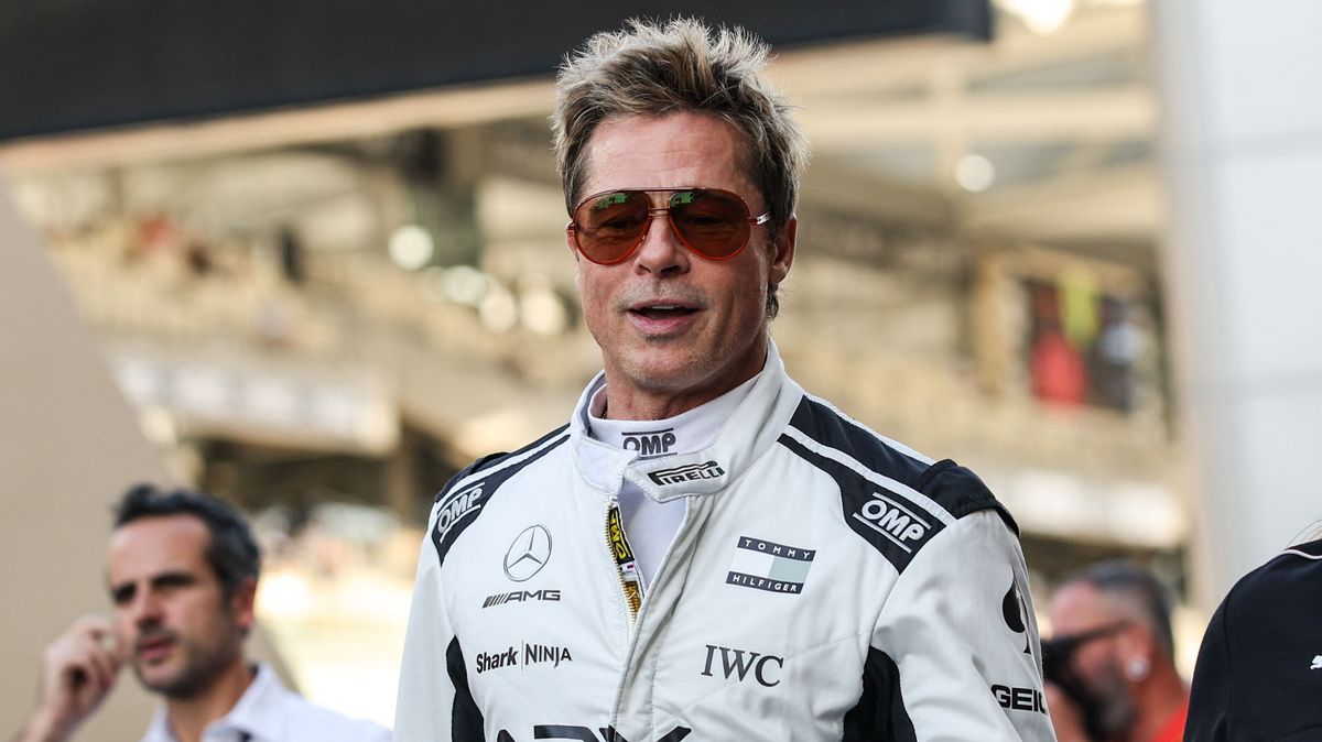 Brad Pitt az F1 forgatásán, film