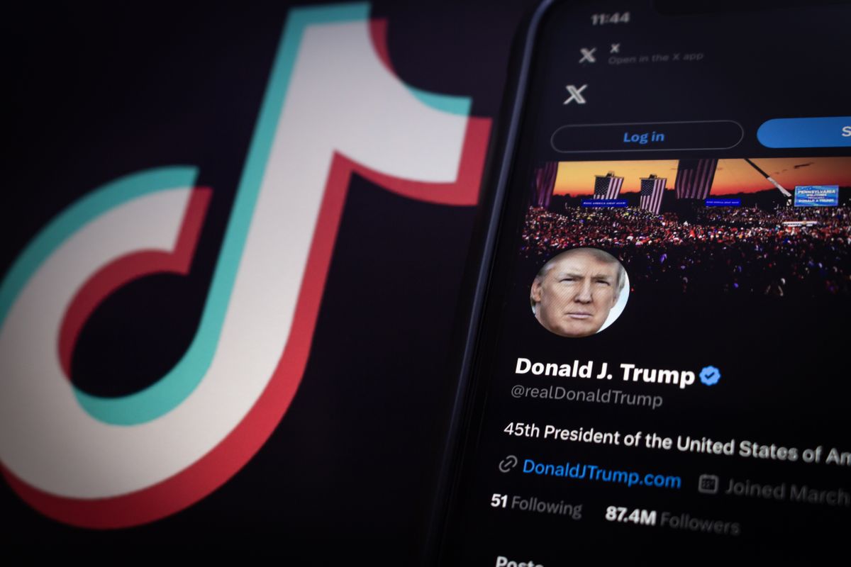 közösségi média, TikTok, Donald Trump