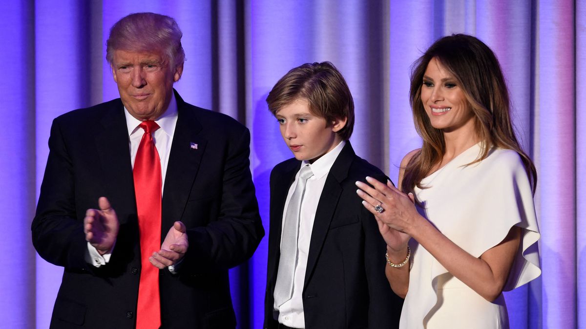 Barron Trump 2016, Donald Trump, melania Trump