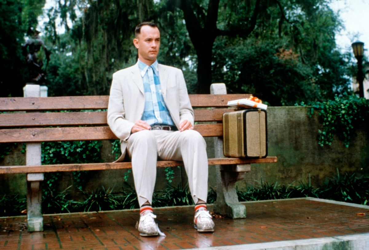 Forrest Gump egy mentálisan visszamaradott, de jólelkű és tiszta szívű fiú