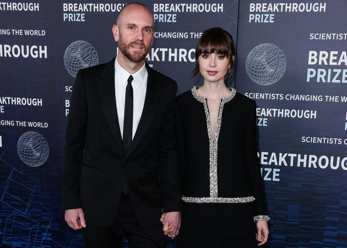 9th Annual Breakthrough Prize Ceremony, lily collins, charlie mcdowel