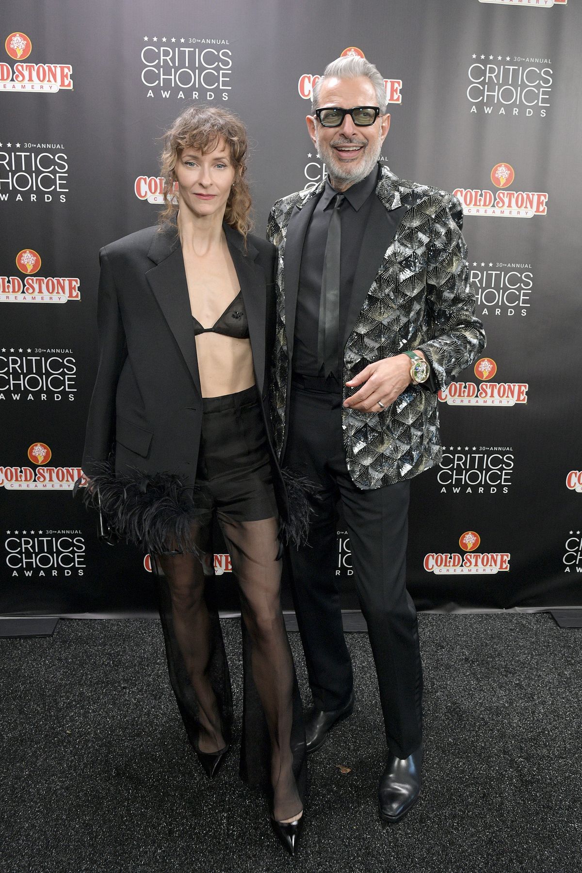 Cold Stone Creamery + Wetzel's Pretzels At 30th Critics Choice Awards
Jeff Goldblum and Emilie Livingston
