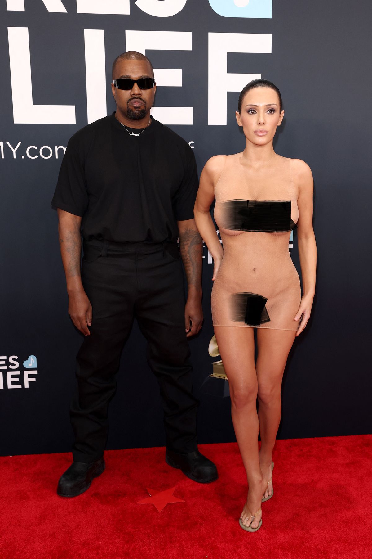 Bianca Censori, Kanye West Grammy 2025