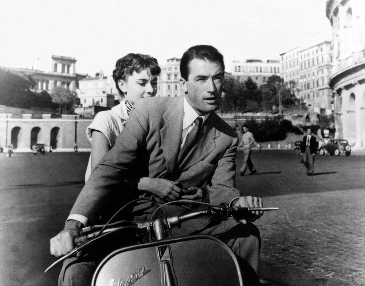 audrey hepburn és gregory peck, római vakáció