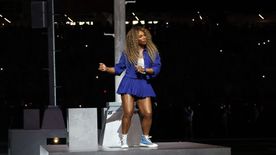 Hatalmasat nőtt Serena Williams lánya, Olympia - Fotók a Super Bowl kulisszái mögül