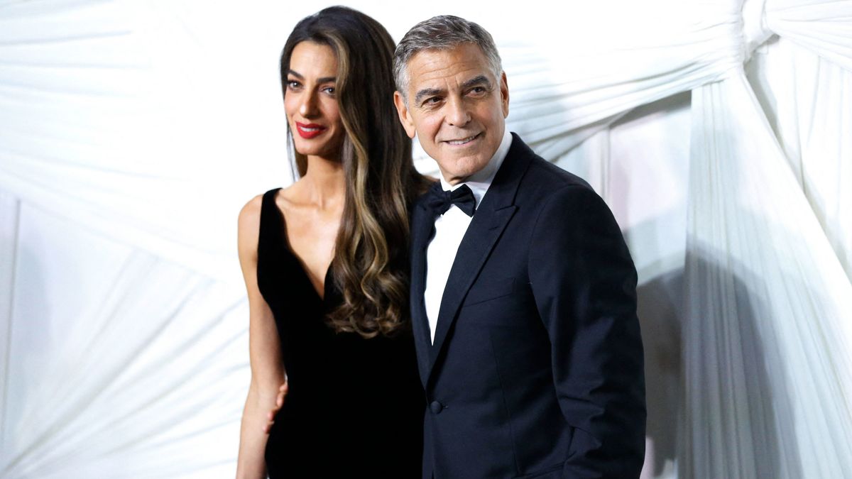 Clooney Foundation For Justice's The Albies, George Clooney, Amal Clooney