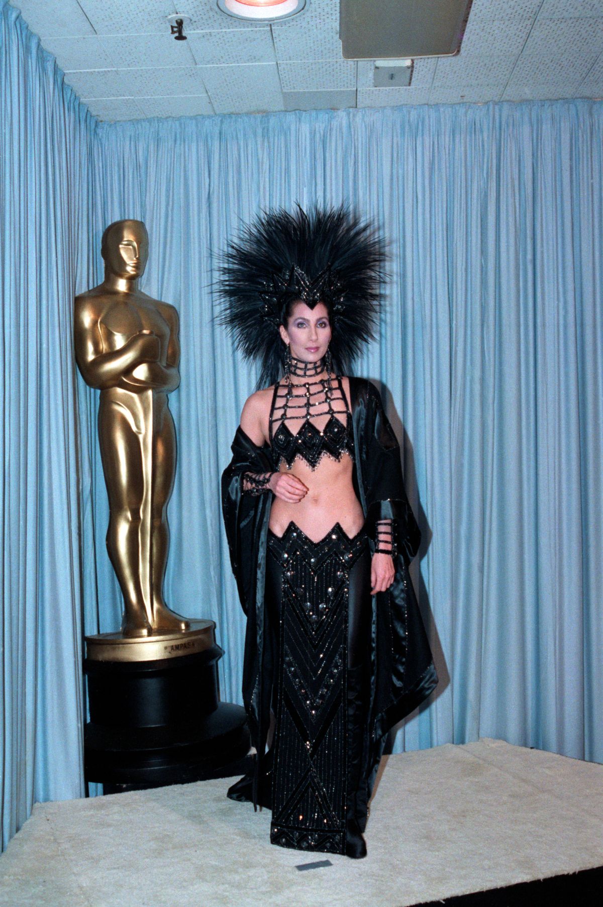 Cher Backstage at Academy Awards