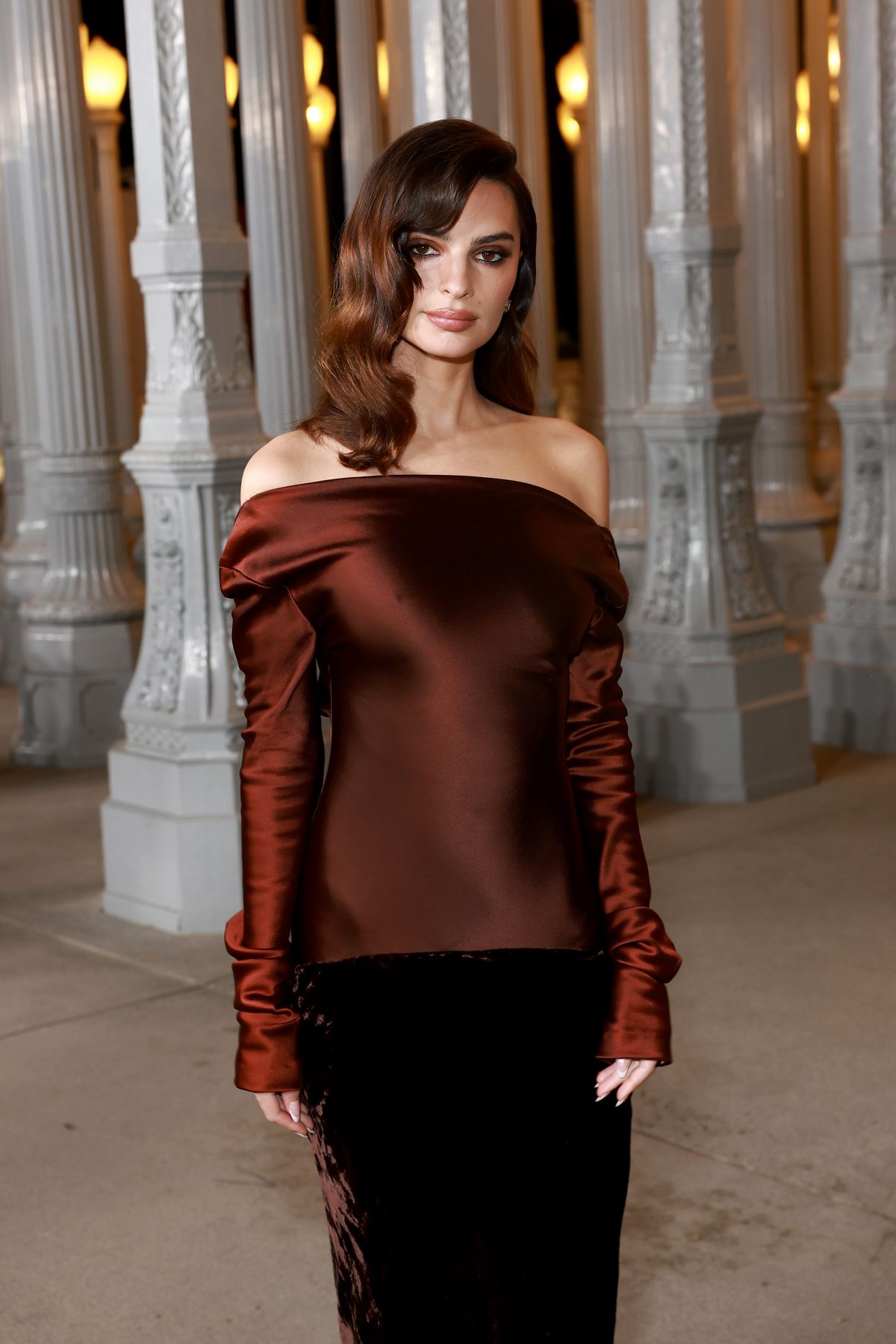 LOS ANGELES, CALIFORNIA - NOVEMBER 02: Emily Ratajkowski attends the 2024 LACMA Art+Film Gala, Presented By Gucci at Los Angeles County Museum of Art on November 02, 2024 in Los Angeles, California. (Photo by Matt Winkelmeyer/Getty Images for LACMA)