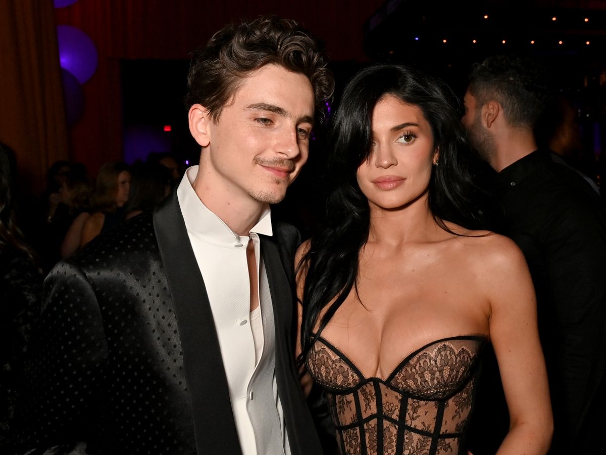 Kylie Jenner és Timothée Chalamet, Oscar-gála