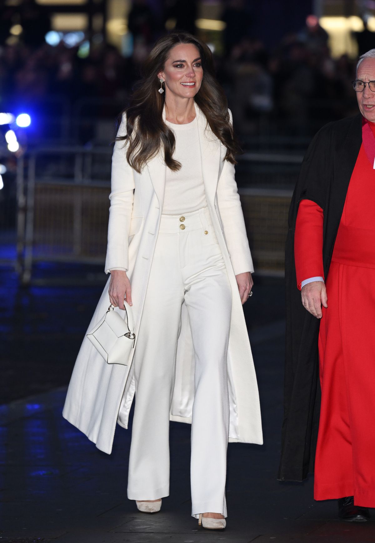 LONDON, ENGLAND - DECEMBER 08: Catherine, Princess of Wales attends The "Together At Christmas" Carol Service at Westminster Abbey on December 08, 2023 in London, England. (Photo by Karwai Tang/WireImage)