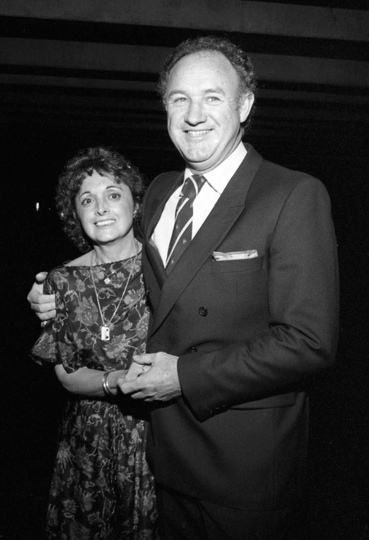 Gene Hackman and Faye Maltese