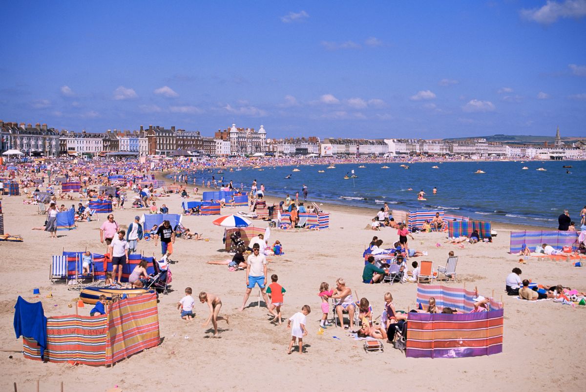 Weymouth Beach, Anglia, Egyesült Királyság