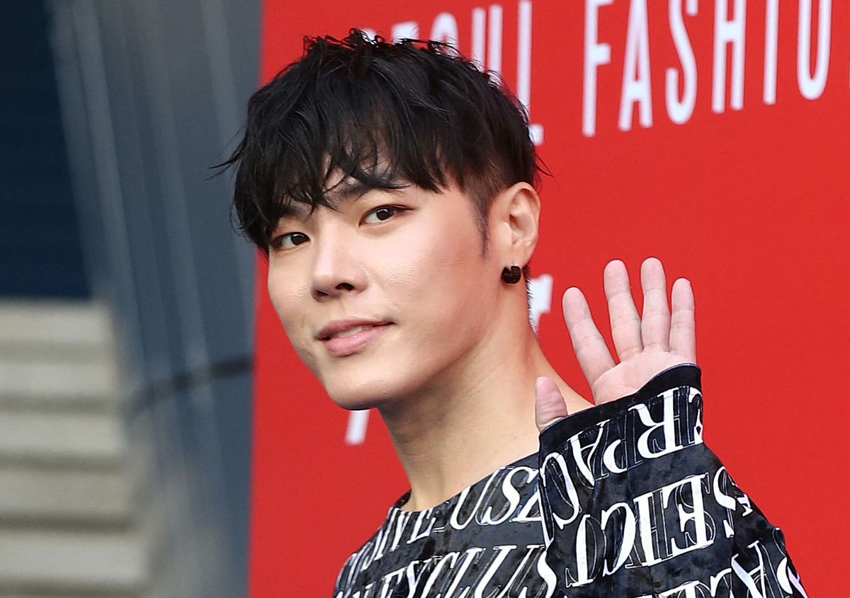 This undated picture released on March 10, 2025 by Yonhap news agency shows South Korean singer Wheesung posing for a photo during Seoul Fashion Week in Seoul. South Korean singer Wheesung was found dead at his residence, his management said on March 11, 2025, with police reportedly planning to conduct an autopsy to determine the 43-year-old's exact cause of death. (Photo by YONHAP / AFP) / - South Korea 