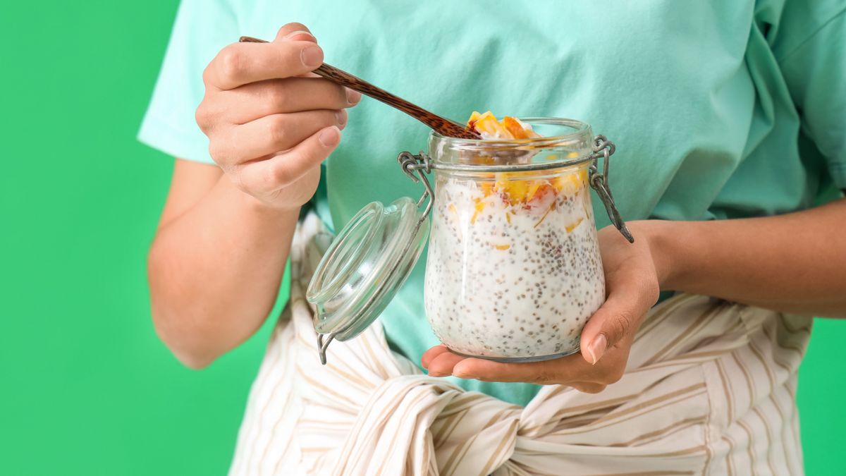 chia puding, egészséges reggeli