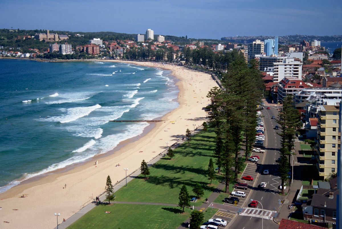 Manly beach, Sydney, Ausztrália 